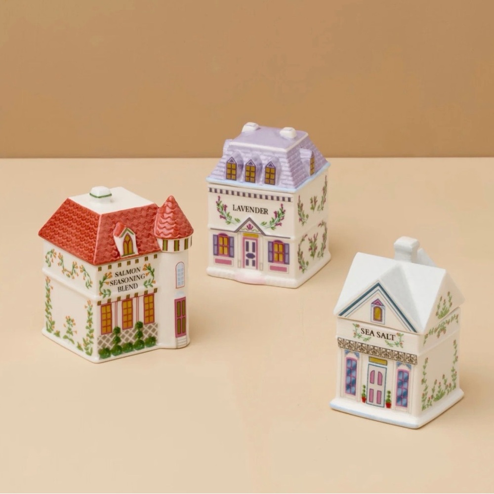 Lenox Spice Village 3-Piece West Coast Spice Jars Set - 2026 - New in Box!